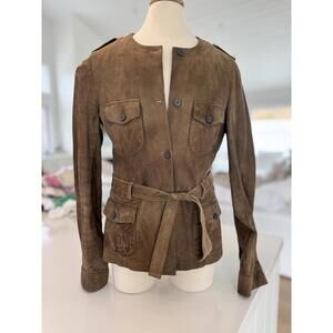 Gerard Darel Suede Jacket -Size 36